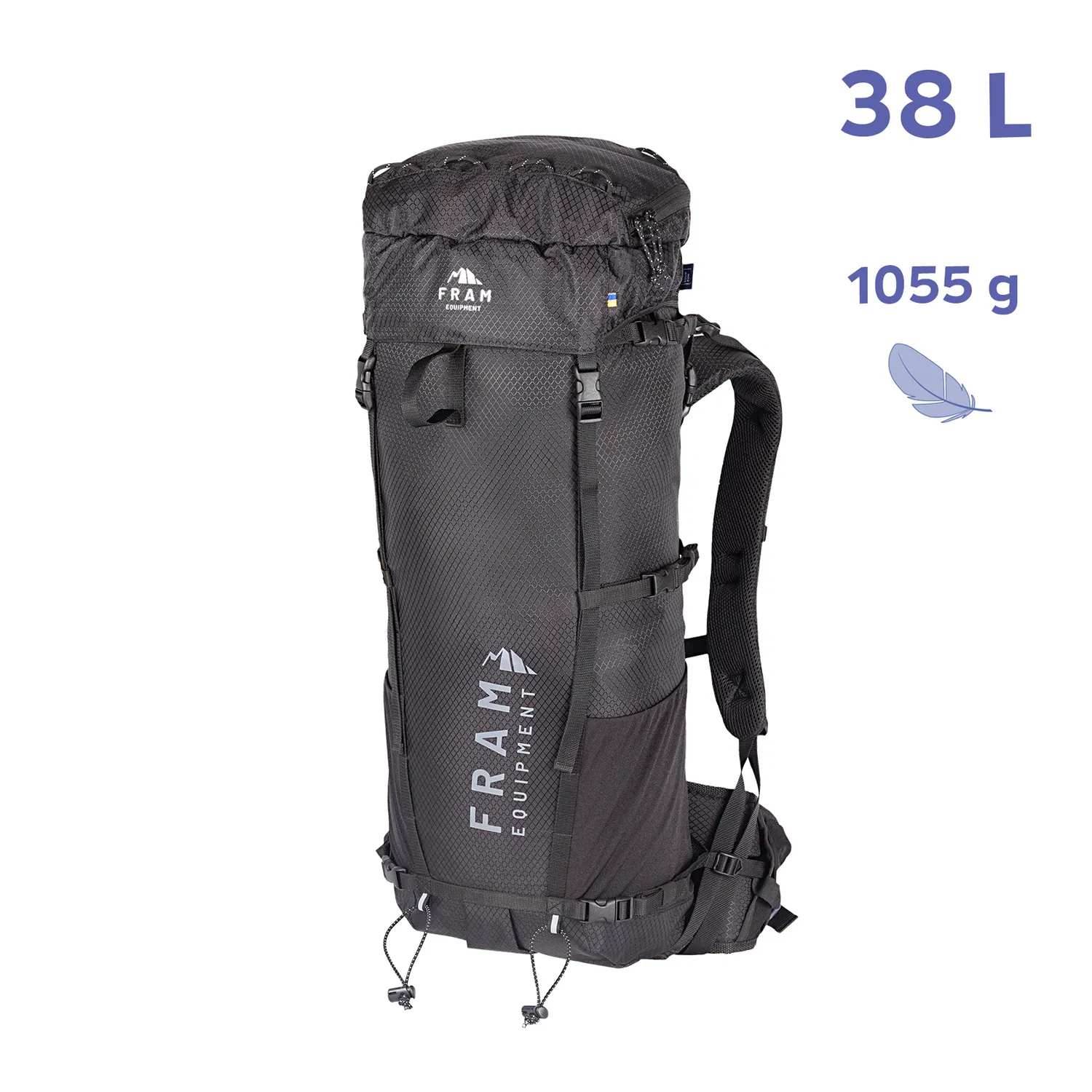 Hiking Backpack Lukla 38L black