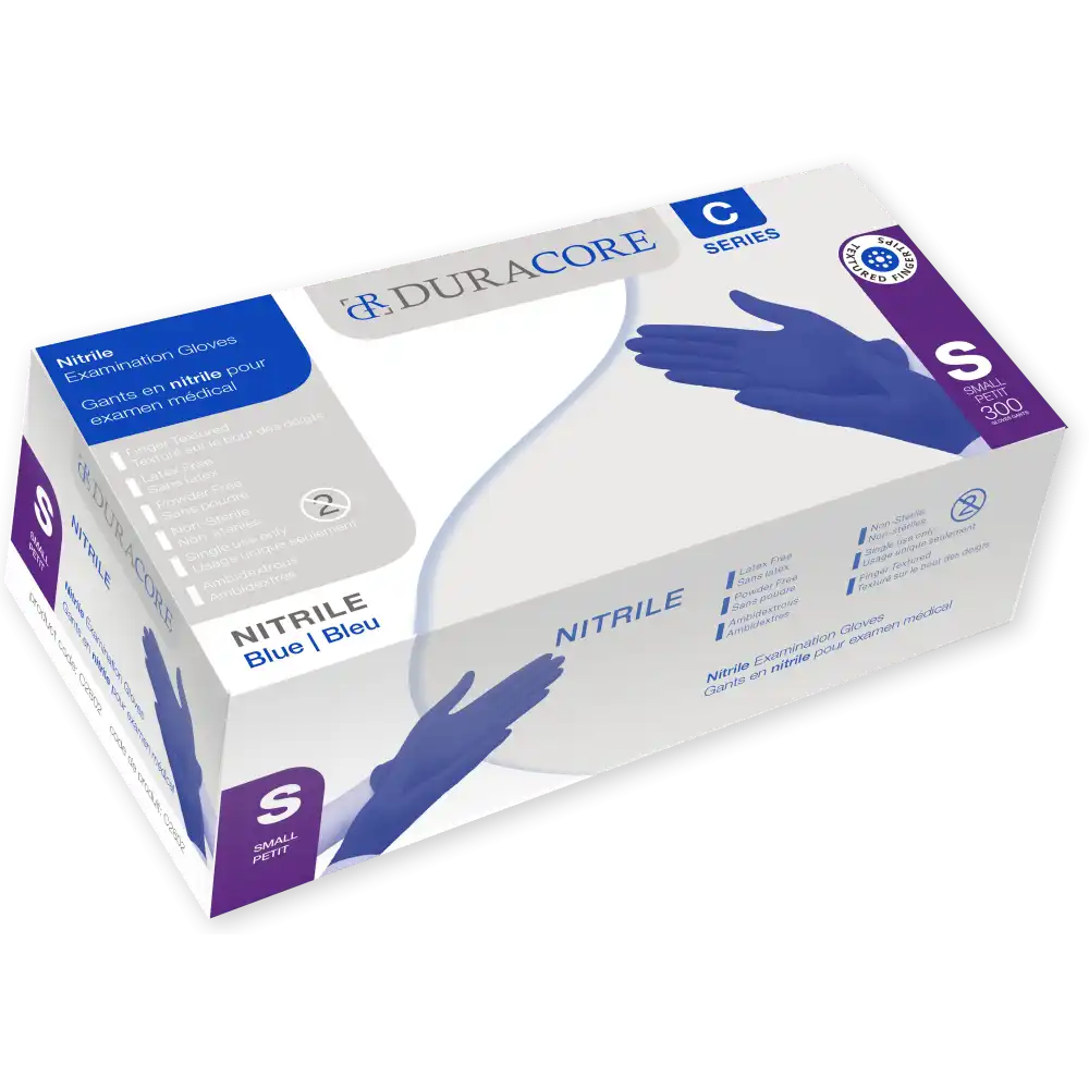 Non Sterile Exam Safety Gloves Nitrile Duracore C28 3000 count Non Sterile Exam Safety Gloves Nitrile Duracore C28 3000 count