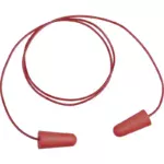 Polyurethane Earplugs with Plastic Cord CONICCO200 DeltaPlus