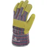 Cowhide/Cloth Docker Safety Glove DeltaPlus DC103