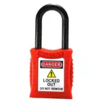 Industrial Plastic Insulated Safety Padlocks S02 3 pcs Beian-Lock