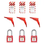 Lockout Ball Valve Lock Kit 9 pcs Beian Lock