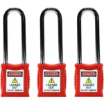Lockout Tagout Padlock BAN-201L 3 pcs Set Beian Lock