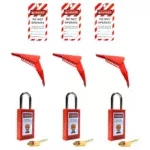 Lockout Ball Valve Lock Set 9 pcs Beian-lock