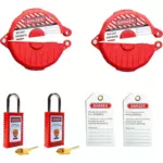 Loto Gate Valve Lockout Kit 6 pcs Beian Lock