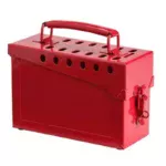 Red Portable Group Lockout Box BAN-X104