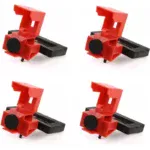 Oversized Circuit Breaker Lockouts Beian-Lock BAN-D13 4 pcs Set
