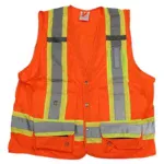 Surveyors vest with 4inch Reflective tape DeltaPlus
