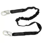 Shock Absorbing Lanyard with Snap Hooks